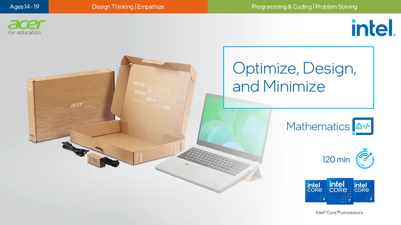 Optimize Design, Minimize